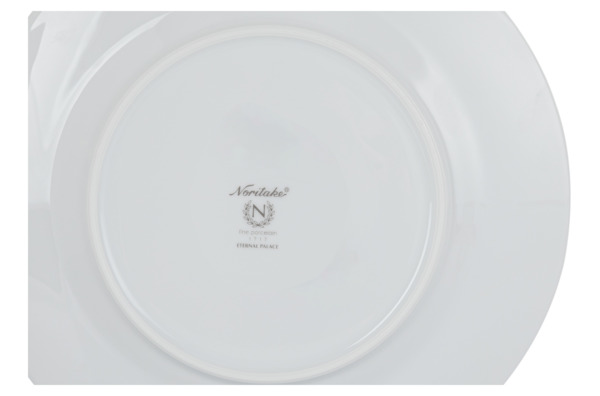 Тарелка суповая Noritake Царский дворец, платиновый кант 23 см