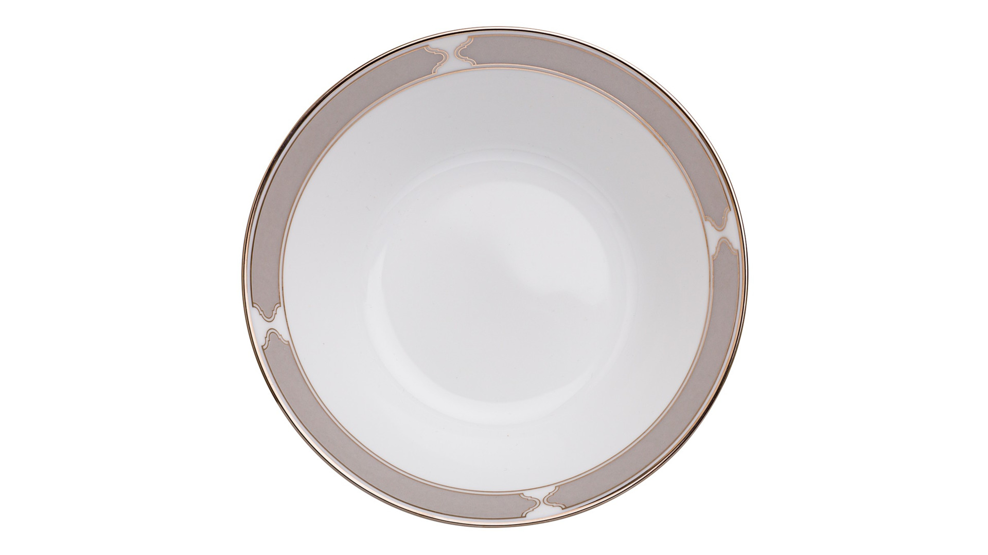 Салатник порционный Noritake Царский дворец, платиновый кант 13 см, фарфор
