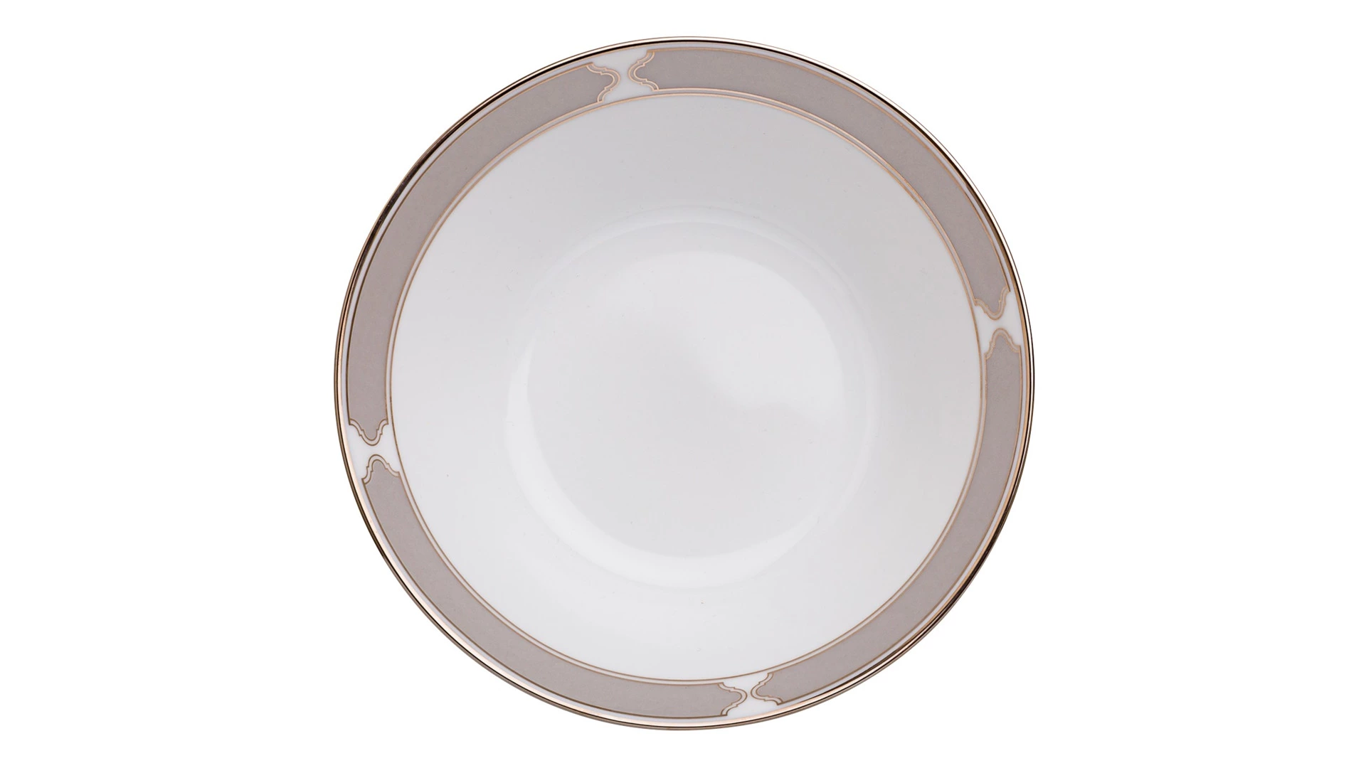 Салатник порционный Noritake Царский дворец, платиновый кант 13 см, фарфор