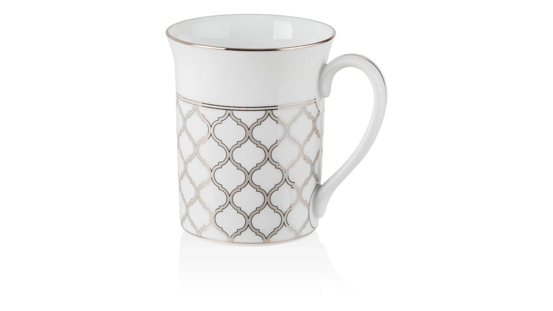Кружка Noritake Царский дворец, платиновый кант 370 мл, фарфор, п/к