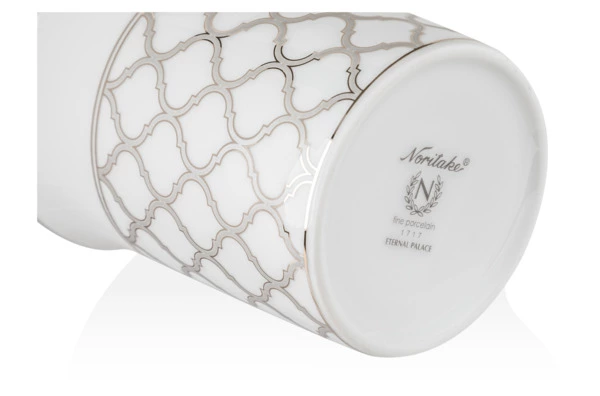 Кружка Noritake Царский дворец, платиновый кант 370 мл, фарфор, п/к