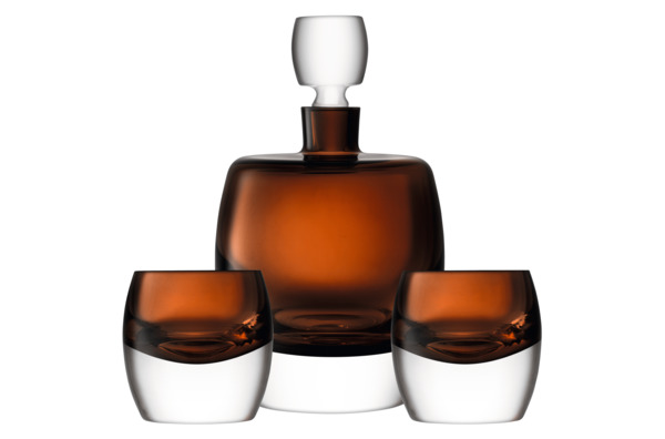 Набор для виски LSA International Whisky Club, стекло, коричневый