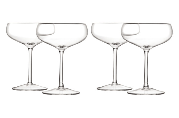 Набор бокалов для шампанского LSA International Wine 215 мл, 4 шт, стекло