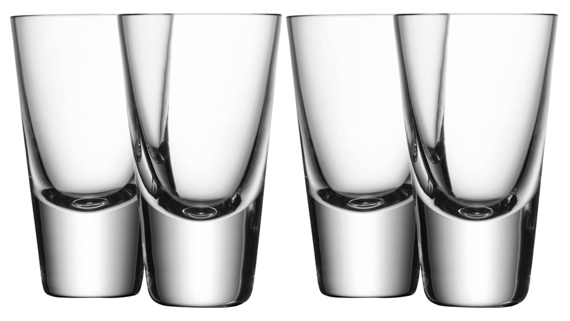 Набор стопок для водки LSA International Bar 100 мл, 4 шт, стекло