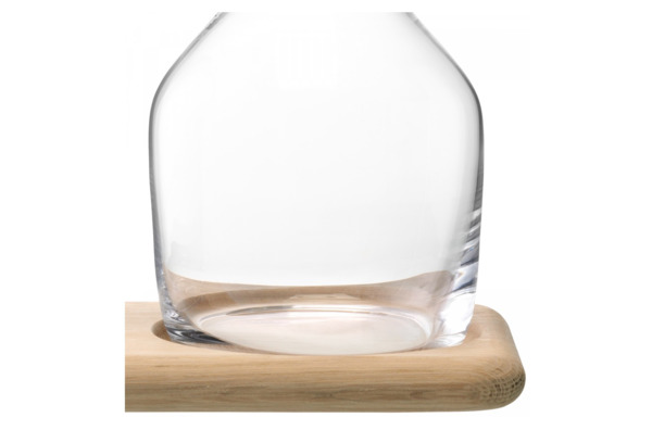 Набор кувшинов для вина и воды на деревянной подставке LSA International Wine, 2 шт, стекло