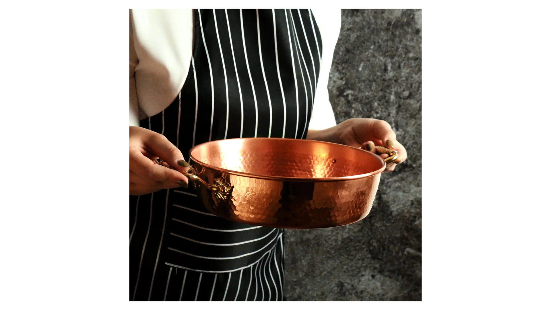 Таз для варки варенья кованый Кольчугинский мельхиор Лист 3 л, 26 см, медь, латунные ручки