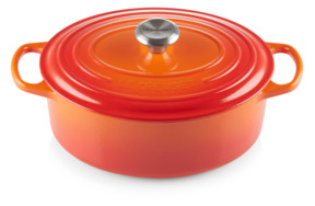 Утятница Le Creuset Flame 29см, огненная лава, чугун