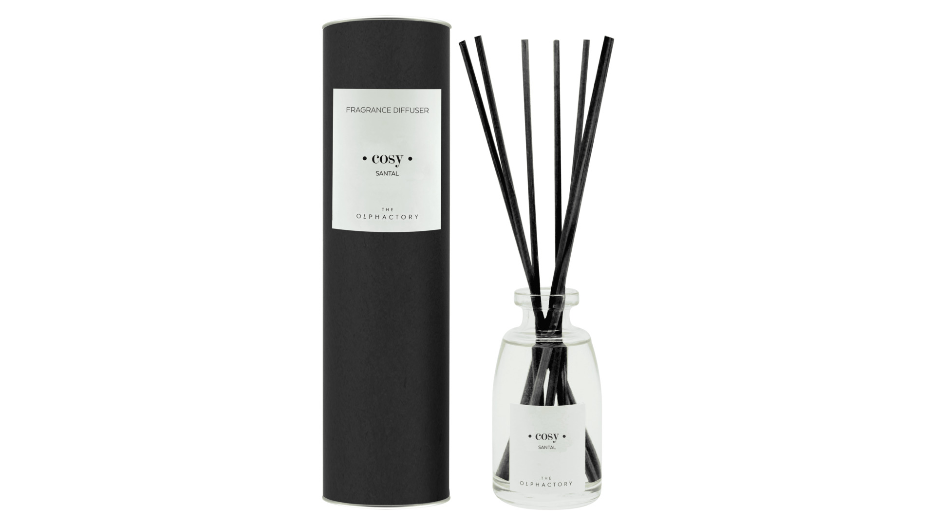 Аромадиффузор Ambientair The Olphactory Cosy Black Сандал 100 мл