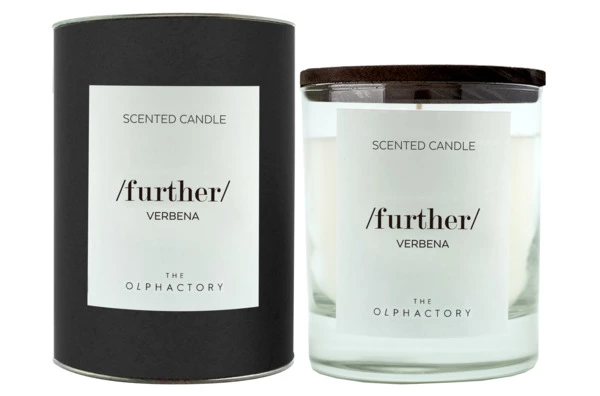 Свеча ароматическая The Olphactory FURTHER Black Вербена 40 ч