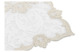 Набор салфеток Weissfee Сансуси Люкс 35х50 см, 6 шт, хлопок, белый, серебристое кружево