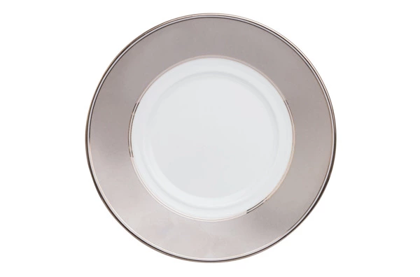 Чашка чайная с блюдцем Noritake Царский дворец, платиновый кант 250 мл