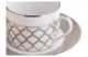 Чашка чайная с блюдцем Noritake Царский дворец, платиновый кант 250 мл