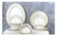 Сервиз столовый Noritake Трефолио, золотой кант на 6 персон, 20 предметов, фарфор