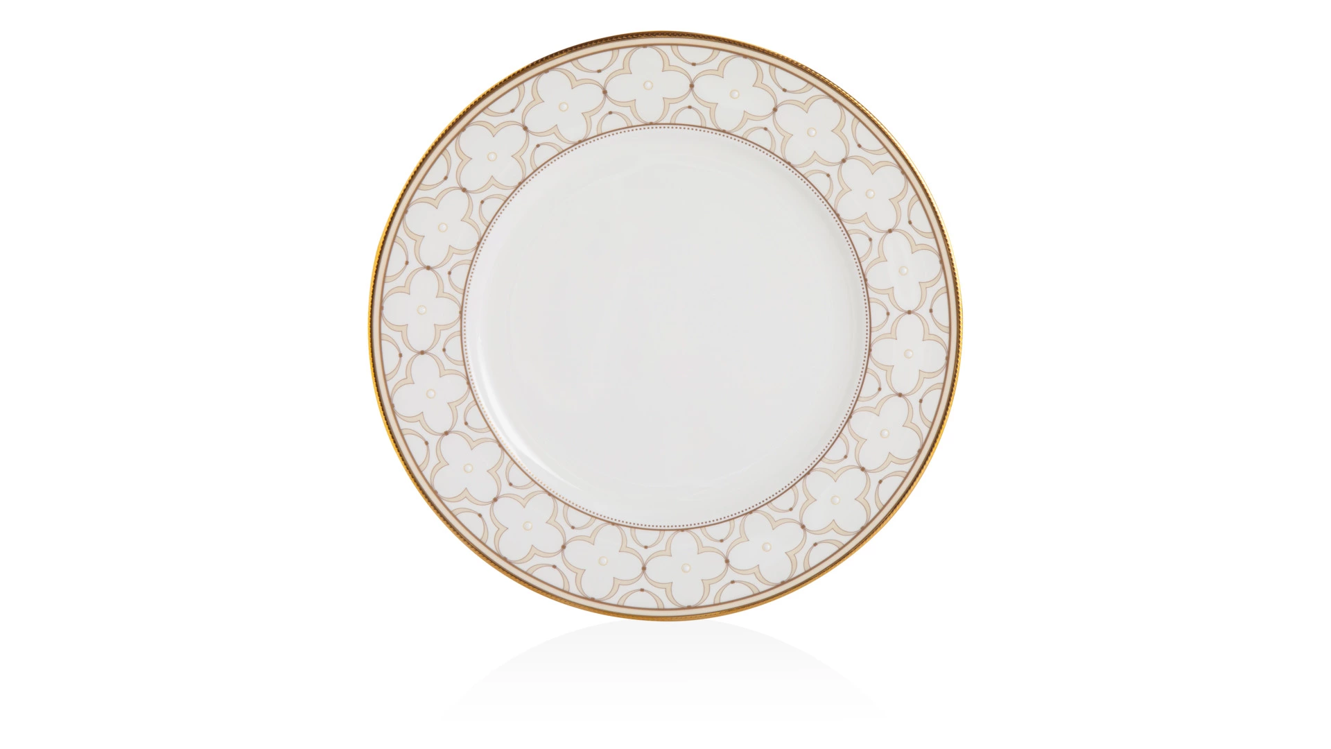 Сервиз столовый Noritake Трефолио, золотой кант на 6 персон, 20 предметов, фарфор