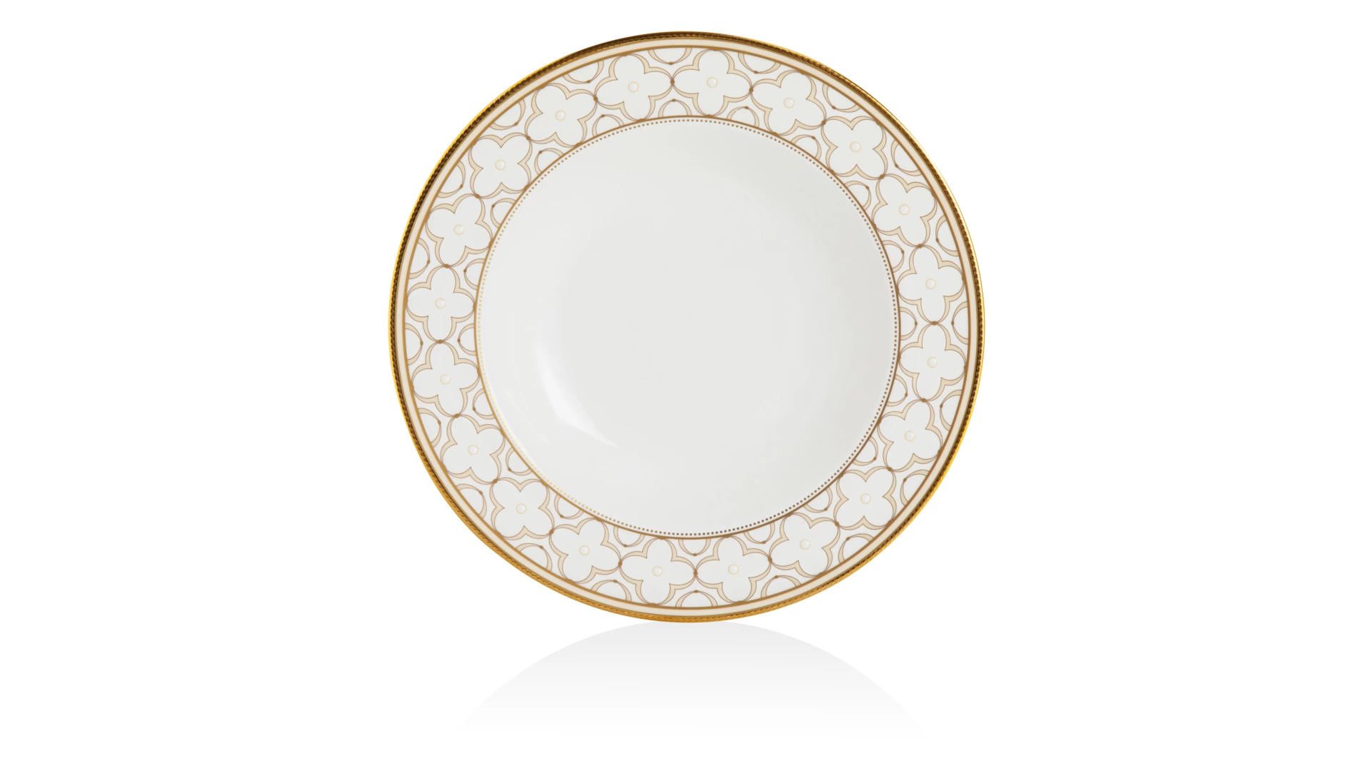 Сервиз столовый Noritake Трефолио, золотой кант на 6 персон, 20 предметов, фарфор