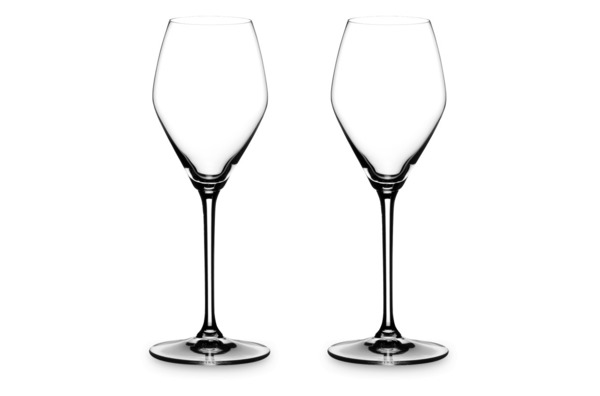 Набор фужеров для шампанского Riedel Heart to Heart 330 мл, h24,5 см, 2 шт, стекло хрустальное