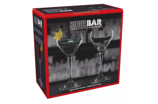 Набор бокалов для коктейля Riedel Bar Nick & Nora 140 мл, h15 см, 2шт, стекло хрустальное