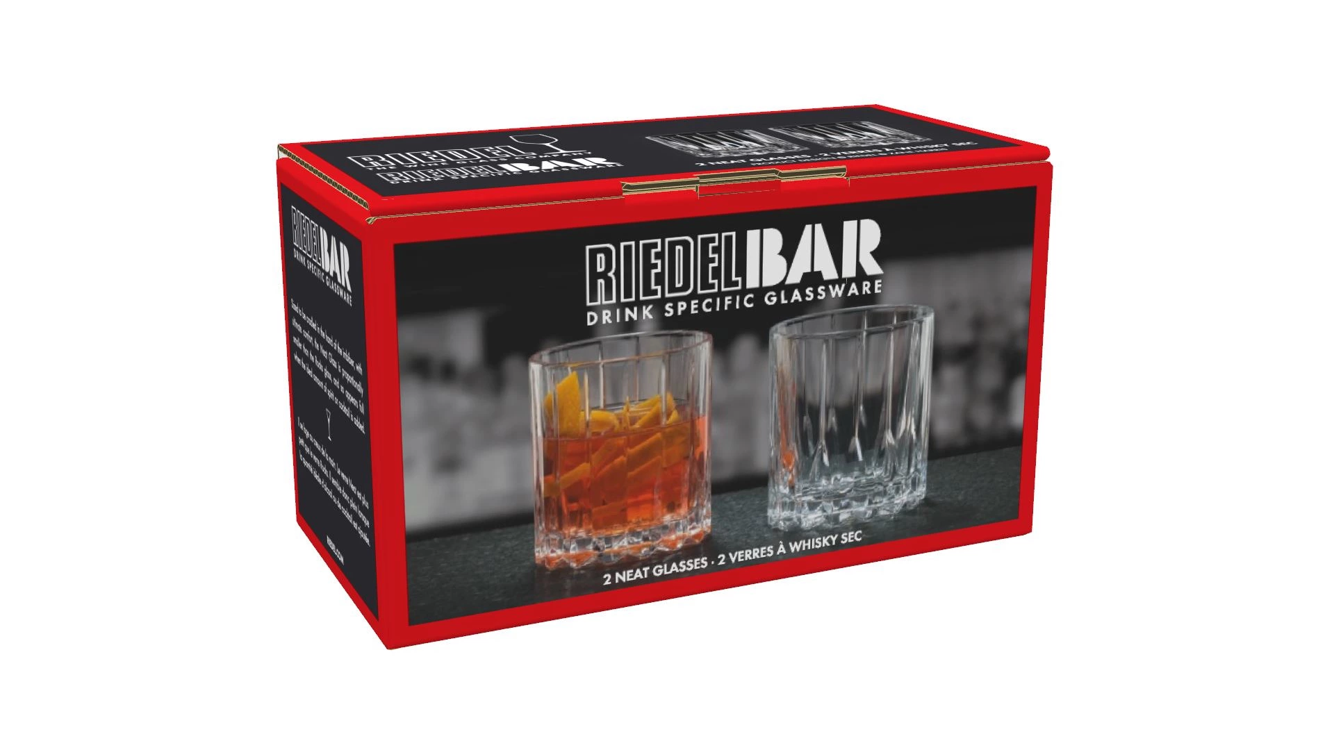 Набор стаканов для виски Riedel Bar Neat 174 мл, 2шт, стекло хрустальное