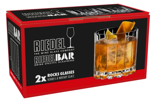 Набор стаканов для виски Riedel Bar Rocks 283 мл, 2шт, стекло хрустальное