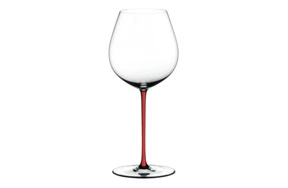 Бокал для красного вина Riedel Fatto a Mano Pinot Noir 705мл,красная ножка, ручная работа, хрусталь