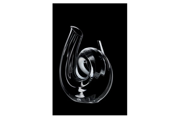 Декантер Riedel Curly Fatto a Mano 1400мл, Д17хН26,5см, ручная работа, стекло хрустальное