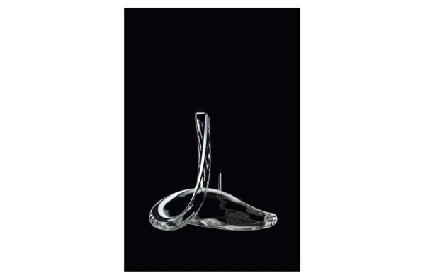 Декантер Riedel Mamba Fatto a Mano 1500мл, Д32хН32,5см, ручная работа, черно-белый декор, стекло хру