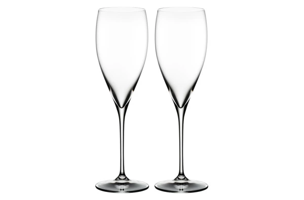 Набор бокалов для шампанского Riedel Vinum Vintage Champagne Glass 364 мл, 2шт, стекло хрустальное