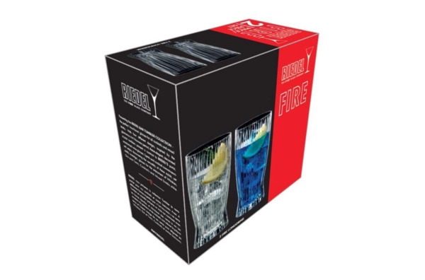 Набор стаканов Riedel Fire Longdrink Tumbler Collection 375 мл, 2 шт, хрусталь бессвинцовый