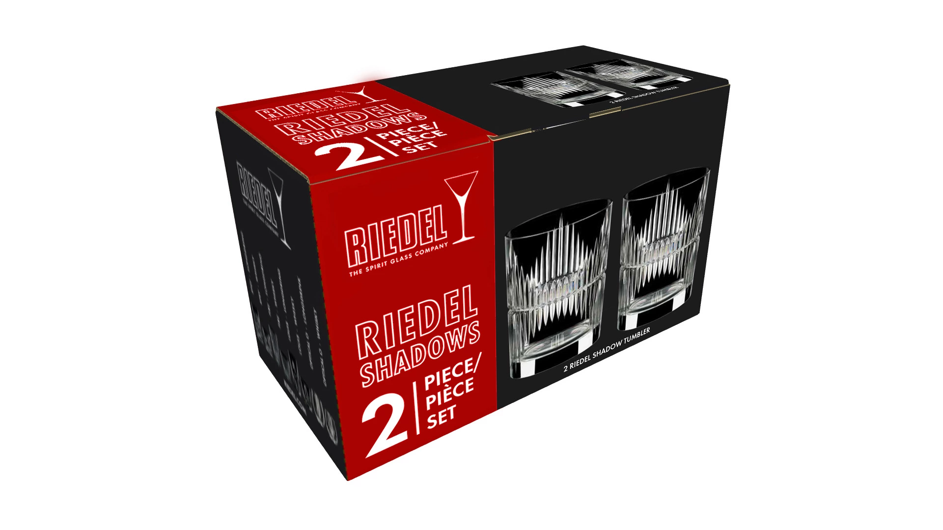 Набор стаканов для виски Riedel Tumbler Collection Shadows 323 мл, 2шт, стекло хрустальное