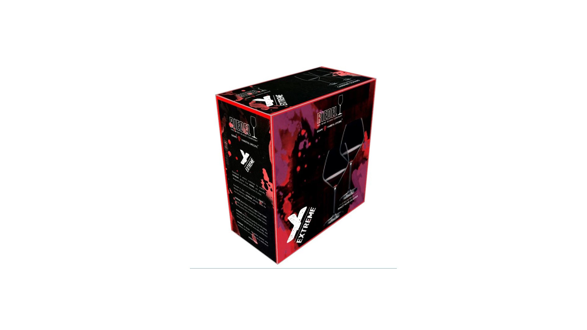 Набор бокалов для красного вина Riedel Extreme Pinot Noir 770 мл, 2шт, стекло хрустальное