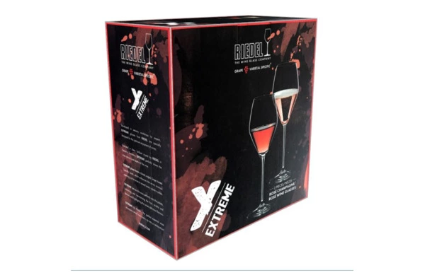 Набор бокалов для шампанского Riedel Extreme Rose/Champagne 322 мл, 2шт, стекло хрустальное