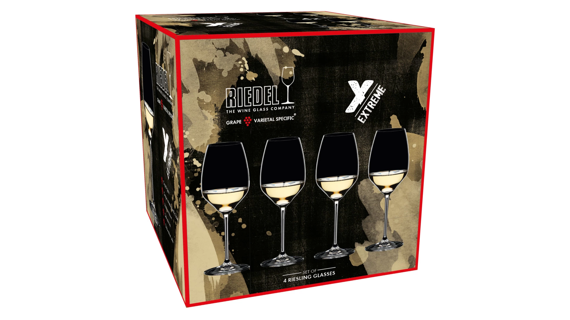 Набор бокалов для белого вина Riedel Extreme Riesling 490 мл, 4 шт, стекло хрустальное