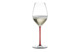 Набор бокалов для шампанского Riedel Fatto a Mano Champagne 445мл, 6шт, розовая ножка, ручная работа