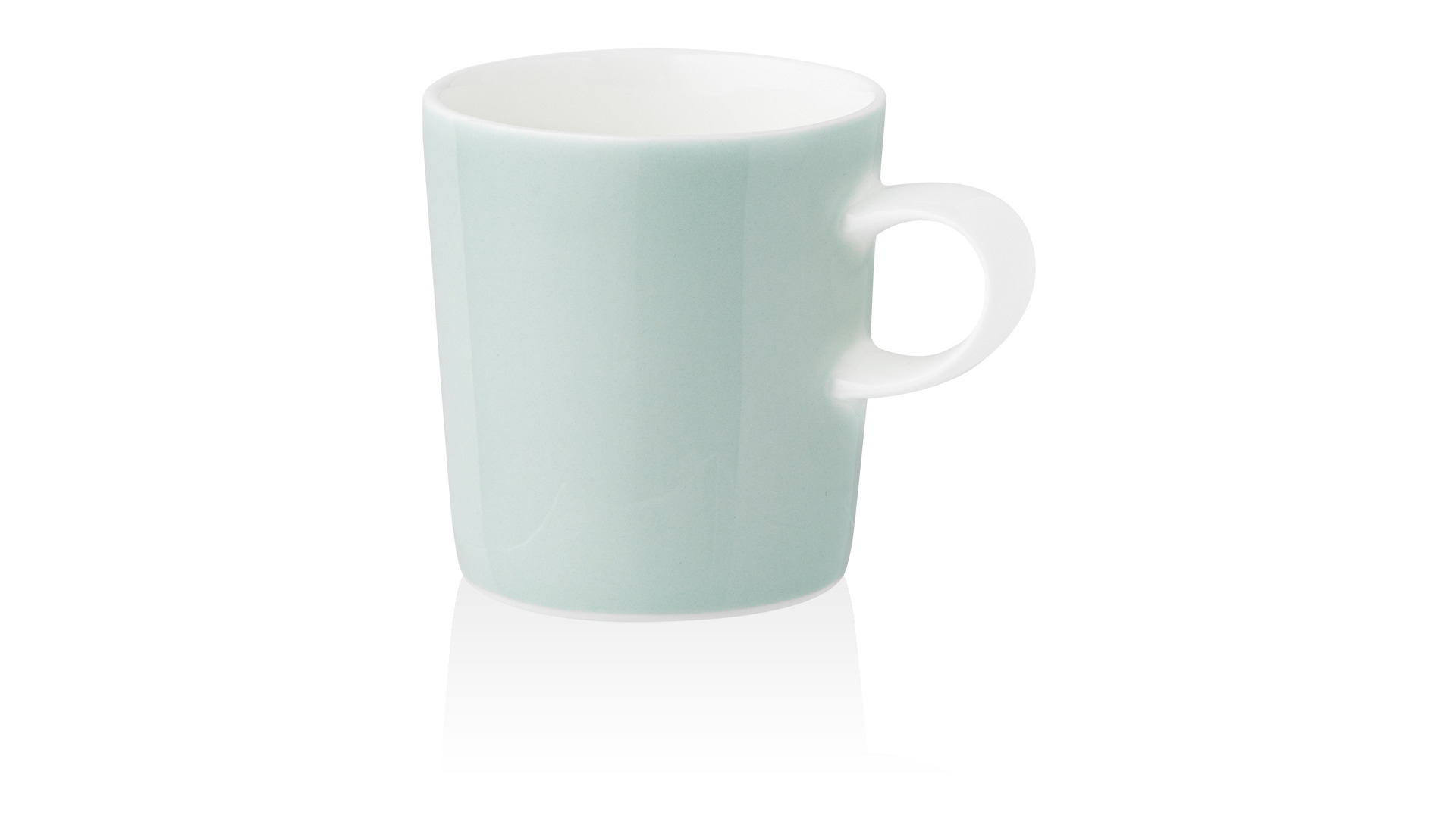 Чашка кофейная Mix&Match Синергия 100мл зеленая, костяной фарфор