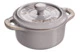 Кокотница Staub Ceramic 200 мл, d10 см, керамика, античный серый