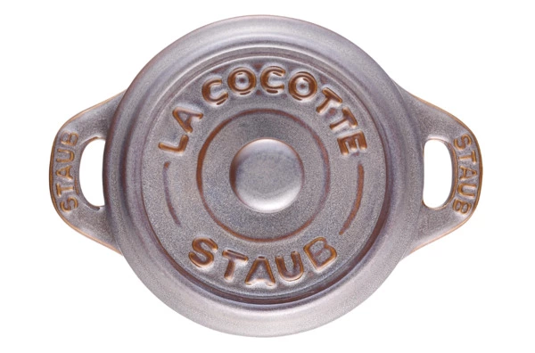 Кокотница Staub Ceramic 200 мл, d10 см, керамика, античный серый