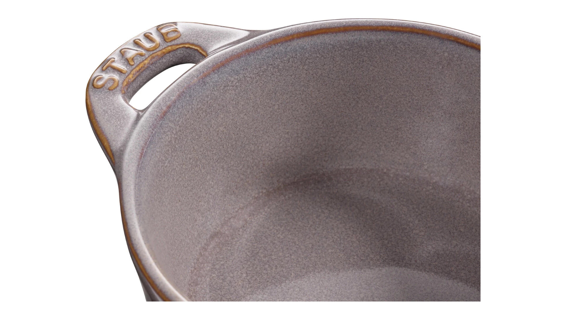 Кокотница Staub Ceramic 200 мл, d10 см, керамика, античный серый