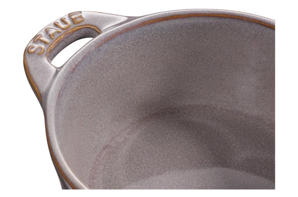Кокотница Staub Ceramic 200 мл, d10 см, керамика, античный серый