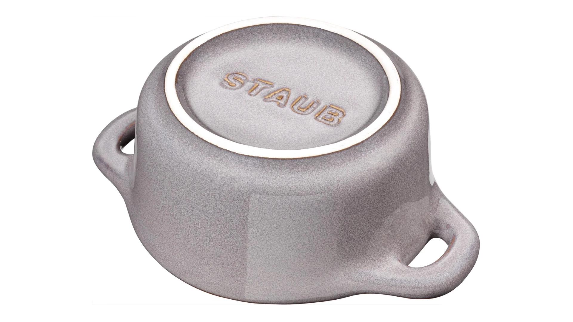 Кокотница Staub Ceramic 200 мл, d10 см, керамика, античный серый