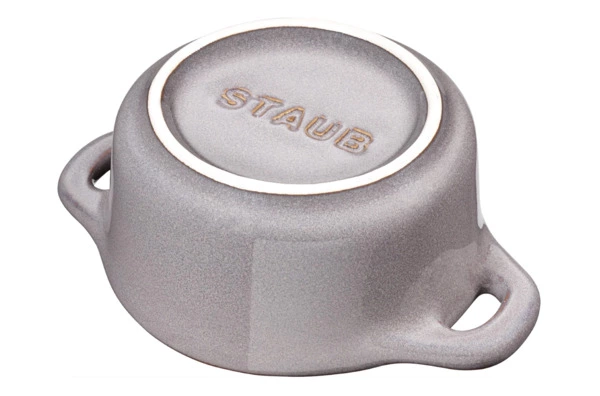 Кокотница Staub Ceramic 200 мл, d10 см, керамика, античный серый