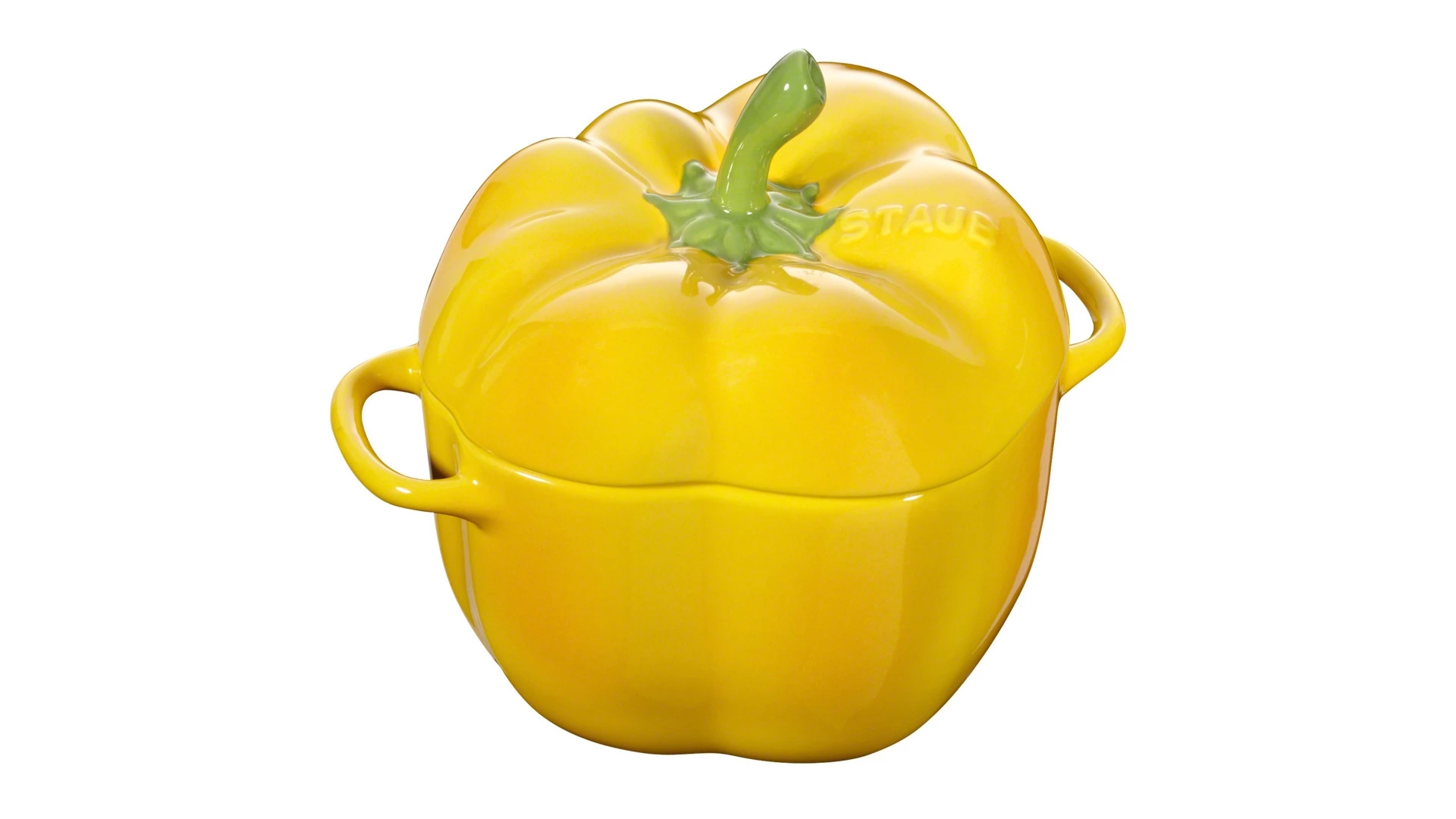 Кокот Staub Ceramic Перец 500мл, d12см, керамика, желтый