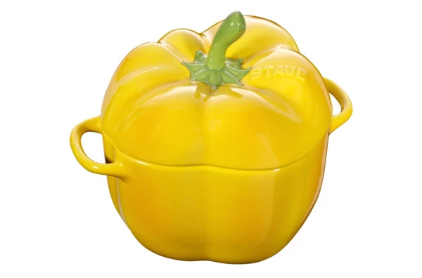 Кокот Staub Ceramic Перец 500мл, d12см, керамика, желтый