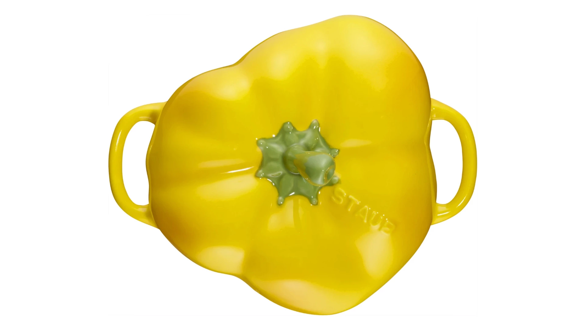 Кокот Staub Ceramic Перец 500мл, d12см, керамика, желтый