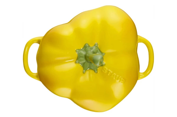 Кокот Staub Ceramic Перец 500мл, d12см, керамика, желтый