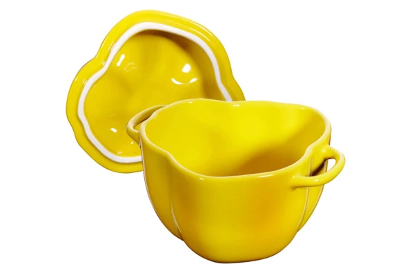 Кокот Staub Ceramic Перец 500мл, d12см, керамика, желтый