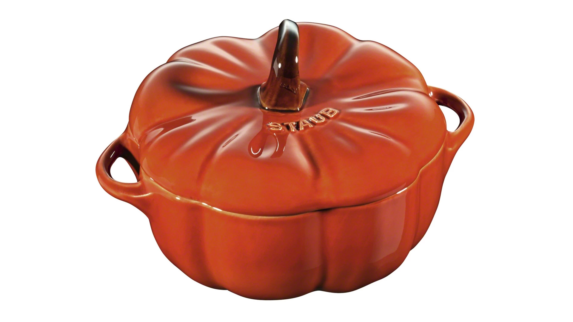 Кокот Staub Ceramic Тыква 500мл, d12,2см, керамика, цвет корицы, для СВЧ, духовки