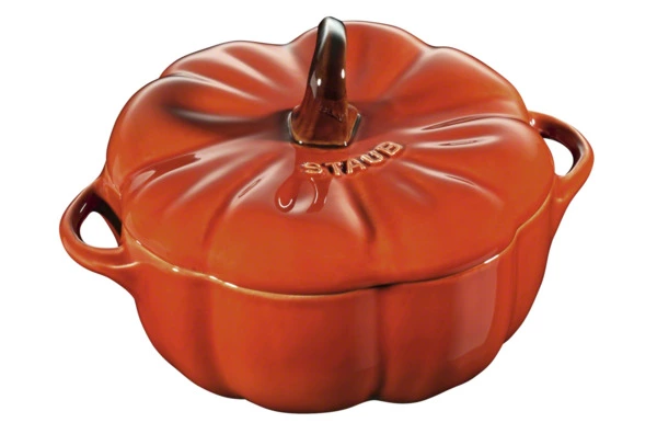 Кокот Staub Ceramic Тыква 500мл, d12,2см, керамика, цвет корицы, для СВЧ, духовки