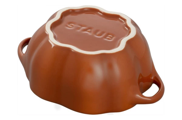 Кокот Staub Ceramic Тыква 500мл, d12,2см, керамика, цвет корицы, для СВЧ, духовки