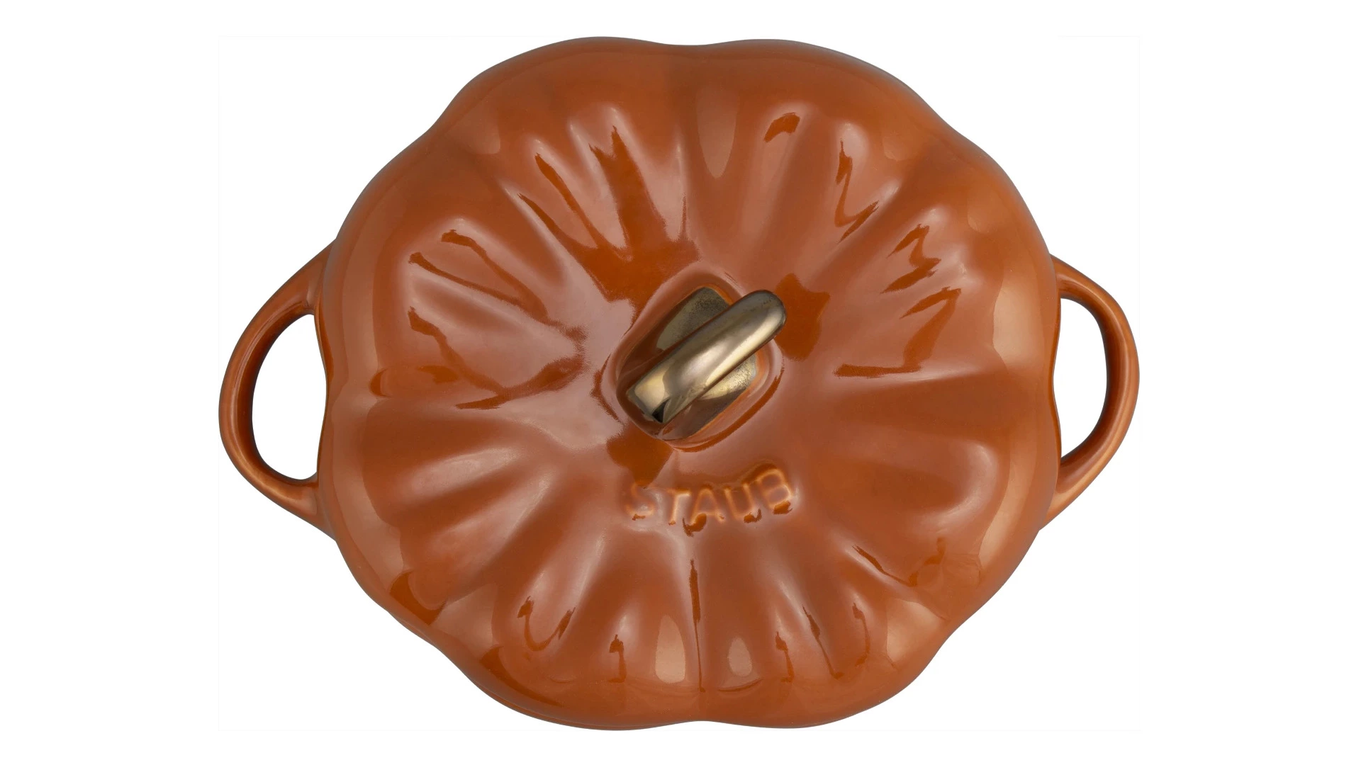 Кокот Staub Ceramic Тыква 500мл, d12,2см, керамика, цвет корицы, для СВЧ, духовки