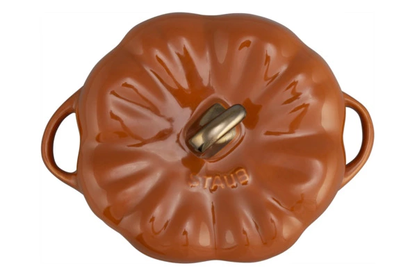 Кокот Staub Ceramic Тыква 500мл, d12,2см, керамика, цвет корицы, для СВЧ, духовки